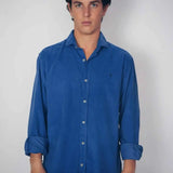 Logo shirt, 100% corduroy, no pockets, LO16