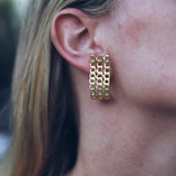 Pendientes Triple Eslabones PEN180