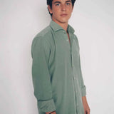 Logo Shirt Microcorduroy 100% 1 pocket LO26