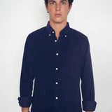 Camisa Micropana 1 Bolsillo Azul Marino The Nook Store