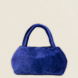 BOLT30 Bolso Terciopelo Azul Eléctrico