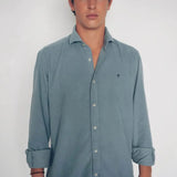Logo shirt, 100% corduroy, no pockets LO102