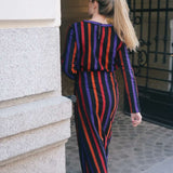 Falda Innika Negro y Multicolor