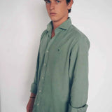 Logo shirt, 100% corduroy, no pockets, LO26