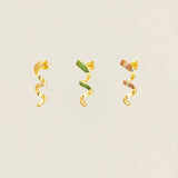 Pendientes Espiral Circonitas PEN159