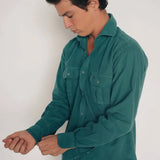 Logo Shirt Microcorduroy 100% 2 pockets LO24