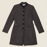 Chaqueta Corinna Larga Espigas Gris CHQ17