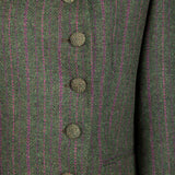 Chaqueta Emily Verde Kaki Rayas Malvas CHQ32 thenookstore-new