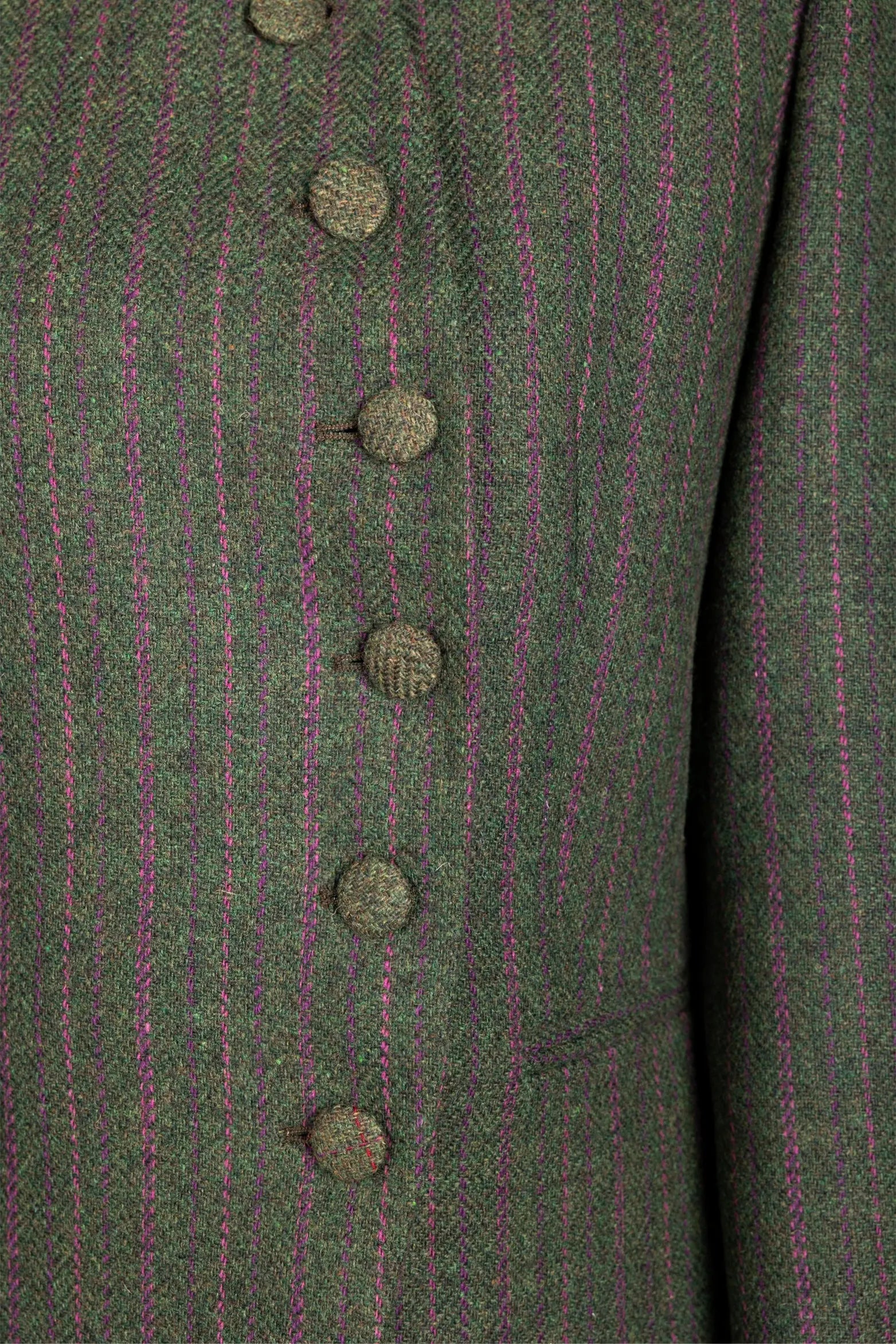 Chaqueta Emily Verde Kaki Rayas Malvas CHQ32 thenookstore-new