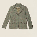 Chaqueta Country Verde Cuadros Menta y Burdeos CHQ06