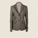 Chaqueta Country Cuadros Pequeños Verde CHQ01