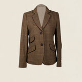 Chaqueta Country Espiga Tostado y Burdeos CHQ03