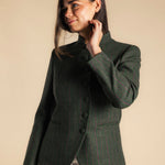 Chaqueta Emily Verde Kaki Rayas Malvas CHQ32 thenookstore-new