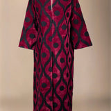 Chaqueta Terciopelo Bordado Ethnic Burdeos CHT01