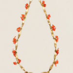 Collar Coral and Gold CO64-The Nook Store