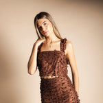 Falda Pipa Point Marrón FAL34-The Nook Store
