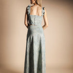 Falda Pipa Cashmere Verde Agua FAL36-The Nook Store