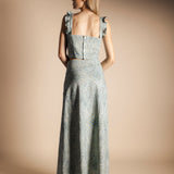 Falda Pipa Cashmere Verde Agua FAL36-The Nook Store
