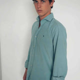 Logo shirt, 100% corduroy, no pockets LO103