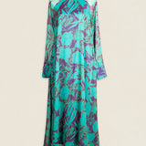 Vestido Alice Turquesa y Morado AL07
