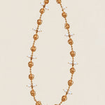 Collar special coral and gold Co08-The Nook Store