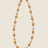 Collar special coral and gold Co08-The Nook Store