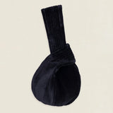 Bolso Asa Terciopelo Negro