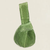 Bolso Asa Terciopelo Verde Hoja