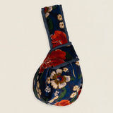 Bolso Asa Azul Marino Flores