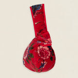 Bolso Asa Flores Frambuesa
