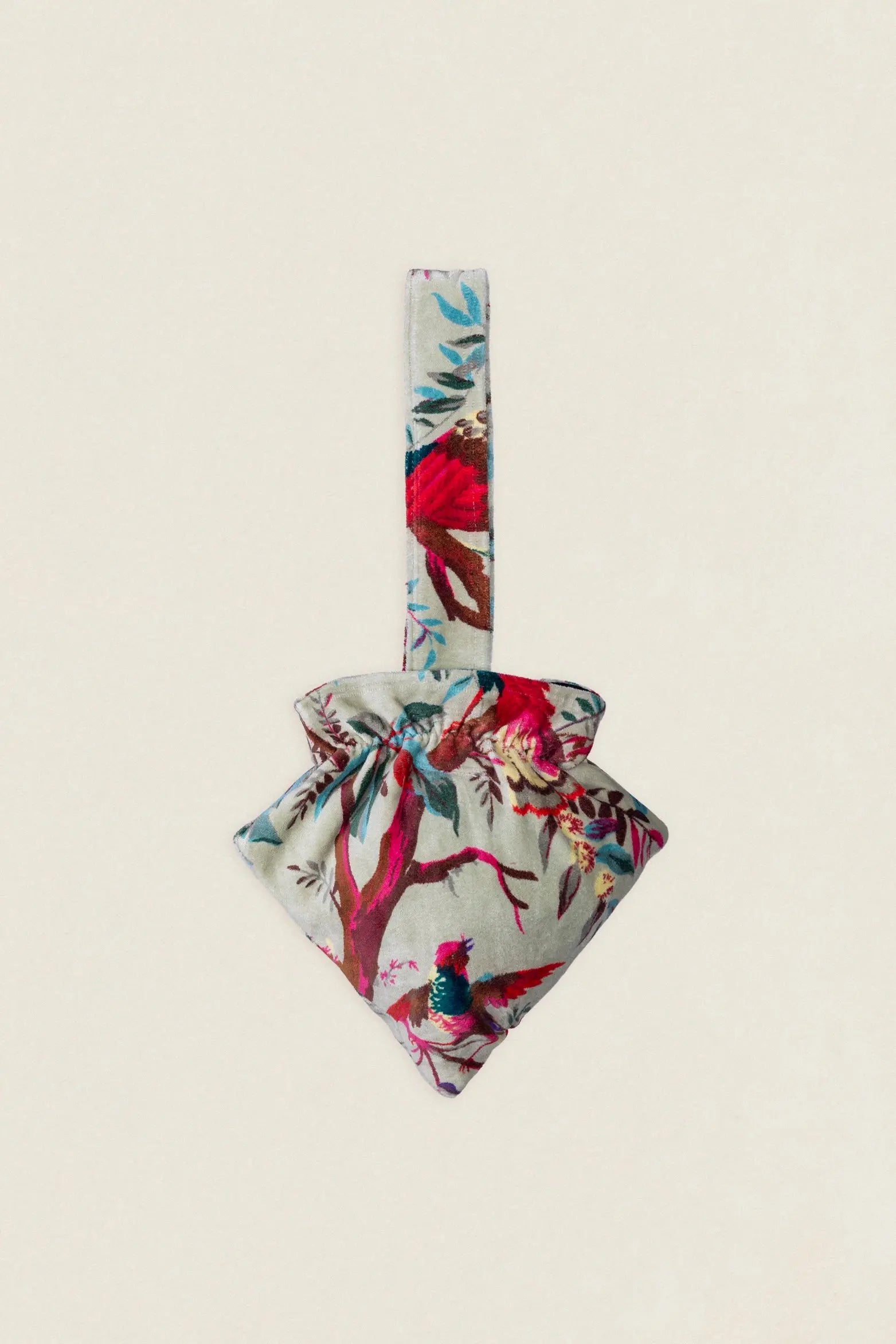 BTA06 Bolso Triángulo Asa Pájaros Piedra The Nook Store