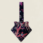 BTA09 Bolso Triángulo Asa Pájaros Azul Marino The Nook Store