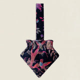 BTA09 Bolso Triángulo Asa Pájaros Azul Marino The Nook Store