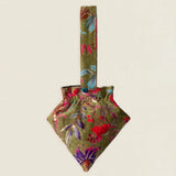 BTA02 Bolso Triángulo Asa Pájaros Verde Kaki The Nook Store