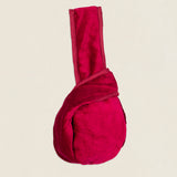 Bolso Asa Terciopelo Burdeos