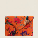 Cartera de Mano 54 Pájaros Naranja