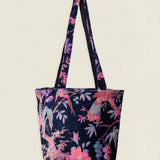 Bolso Cuadrado Pájaros Azul Marino BC08 The Nook Store