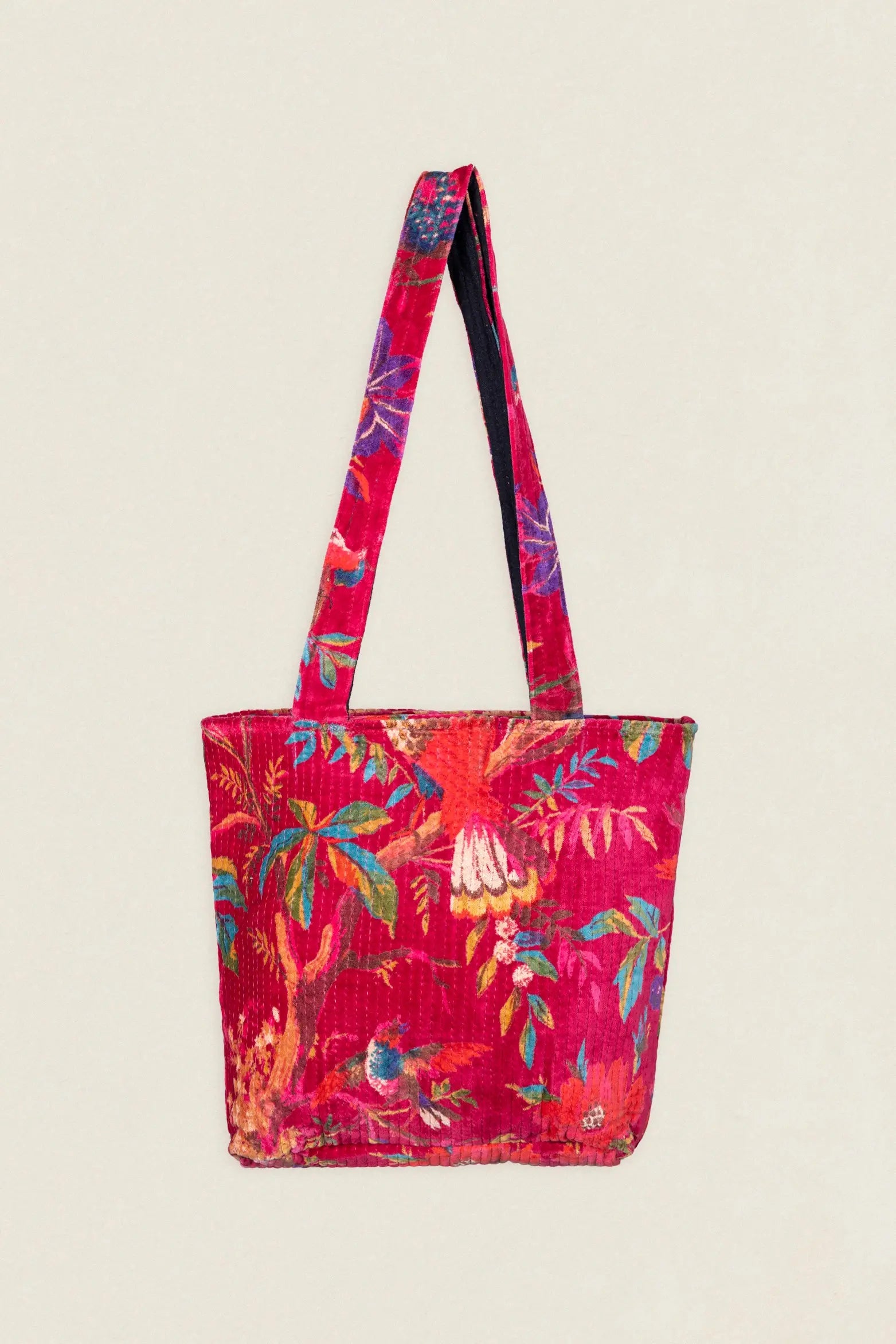 Bolso Cuadrado Pájaros Rosa BC01 The Nook Store