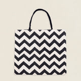 Bolso Shopper Bordado Zig Zag