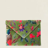 Cartera de Mano 53 Pájaros Verde Claro