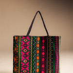 Bolso Shopper Bordado Multicolor-The Nook Store