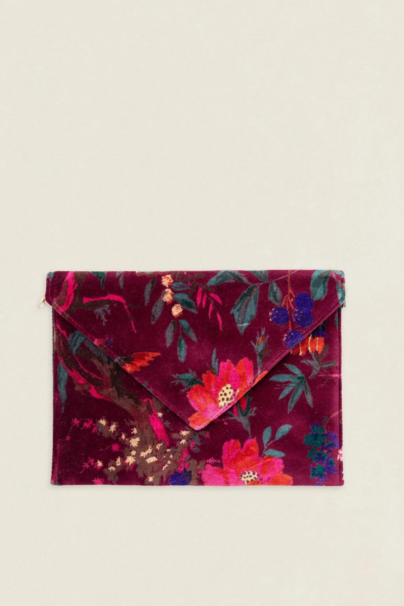 Cartera de Mano 2 Pájaros Vino The Nook Store