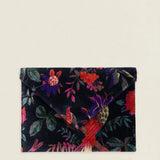 Cartera de Mano 19 Pájaros Negro