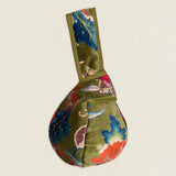 Bolso Asa Verde Kaki Flores BOA15 The Nook Store