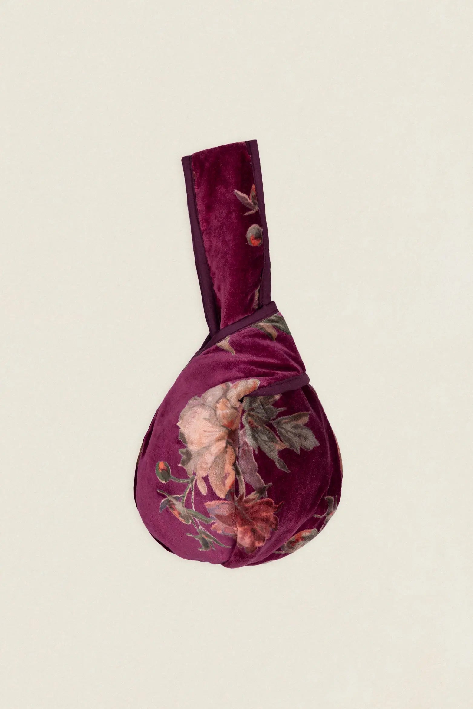 Bolso Asa Burdeos Flores BOA09 The Nook Store