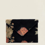 Cartera de Mano 33 Negro Flores The Nook Store