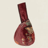 Bolso Asa Granate Flores BOA10 The Nook Store