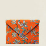 Cartera de Mano 36 Naranja Flores The Nook Store