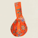 Bolso Asa Naranja Flores BOA12 The Nook Store