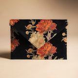 Cartera de Mano 33 Negro Flores